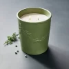 25oz Ceramic Candle Green - Threshold™ Designed With Studio McGee