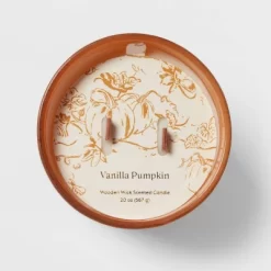 20oz Glass Woodwick Vanilla Pumpkin Candle - Threshold™ 7 20oz Glass Woodwick Vanilla Pumpkin Candle - Threshold™ -Haven Home Store GUEST a5419cb6 c88b 4c21 a56b d71789983174