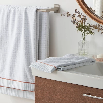 Traditional Gingham Plaid Towel Blue - Threshold™ 1 Traditional Gingham Plaid Towel Blue - Threshold™