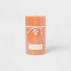 Ribbed Pillar Pumpkin Spice Candle - Threshold™ -Haven Home Store GUEST a8a389a8 2349 43df a3c7 57f94581f426