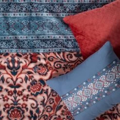 8pc Printed Paisley With Border Comforter Bedding Set Rose/Blue - Threshold™ -Haven Home Store GUEST a8c8cf28 3278 4770 b8d9 00bb97115491