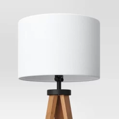 Tripod Floor Lamp With Shelf Brown Wood - Threshold™ -Haven Home Store GUEST a9536042 c2f7 420b 8a46 4e971292c723