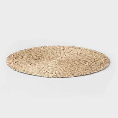 15" Round Woven Seagrass Charger Natural - Threshold™ 2 15" Round Woven Seagrass Charger Natural - Threshold™ - Image 2