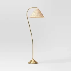 Gooseneck Floor Lamp With Natural Shade - Threshold™ 7 Gooseneck Floor Lamp With Natural Shade - Threshold™ -Haven Home Store GUEST b1fa38ad 81d6 4be4 bf88 c44b8076131e 1