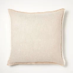 Oversized Reversible Linen Square Throw Pillow With Frayed Edges - Threshold™ Designed With Studio McGee -Haven Home Store GUEST b24eae29 d0b8 4a56 a4ef 09c04c3955b4
