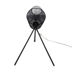 Diamond Tripod Floor Lamp Black With Rattan Shade (Includes LED Light Bulb) - Threshold™: Nautical Standing Illumination -Haven Home Store GUEST b352a645 7f58 495b bb4e e0909b09c093