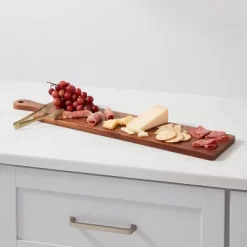 28" X 6" Large Wooden Cheese Board - Threshold™