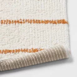 20"x30" Modern Tufted Stripe Bath Rug Yellow/Cream - Threshold™ -Haven Home Store GUEST b4157cd3 6b14 4381 adb1 97d345c1f90c