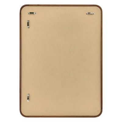 22" X 30" Rounded Corner Wood Wall Mirror - Threshold™ 3 22" X 30" Rounded Corner Wood Wall Mirror - Threshold™ - Image 3
