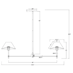 Metal Two Arm Shaded Chandelier Ceiling Light Black - Threshold™ Designed With Studio McGee 7 Metal Two Arm Shaded Chandelier Ceiling Light Black - Threshold™ Designed With Studio McGee -Haven Home Store GUEST b7f1cfdd a67e 4445 8a17 70e0130b9351