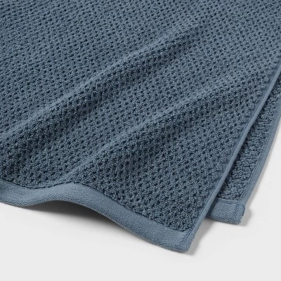 Luxe Textured Dot Towel Blue - Threshold™ 3 Luxe Textured Dot Towel Blue - Threshold™ - Image 3