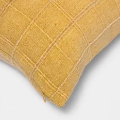 Woven Washed Windowpane Throw Pillow - Threshold™ -Haven Home Store GUEST b96a51e5 3eb9 4ba4 a95a c241eee0f630