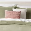 14"x20" Luxe Velvet Oblong Decorative Pillow Mauve - Threshold™