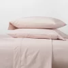 300 Thread Count Organic Cotton Solid Sheet Set - Threshold