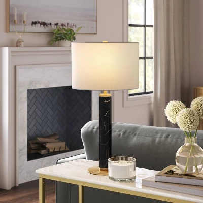 Faux Marble Stick Table Lamp - Threshold™ 1 Faux Marble Stick Table Lamp - Threshold™