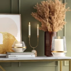 Large Luxe Glass Hurricane Holder - Threshold™