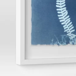 (Set Of 2) 16" X 20" Float Mount Plant Print Framed Wall Poster Set White - Threshold™ -Haven Home Store GUEST bb8adcad a5ed 4a87 97ad 733d702ca873