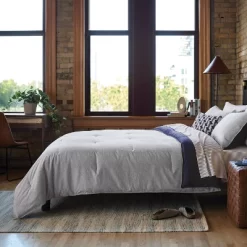 8pc Chambray Comforter And Sheet Set Indigo - Threshold™