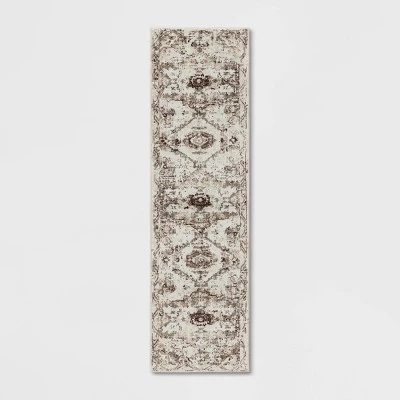 Stanfield Companion Distressed Scroll Area Rug Cream - Threshold™ 5 Stanfield Companion Distressed Scroll Area Rug Cream - Threshold™ - Image 5