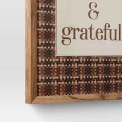 16" X 20" Thankful & Grateful Framed Under Plexi - Threshold™ -Haven Home Store GUEST bd2cf633 6979 44fc a0d1 f0c03a232a9b