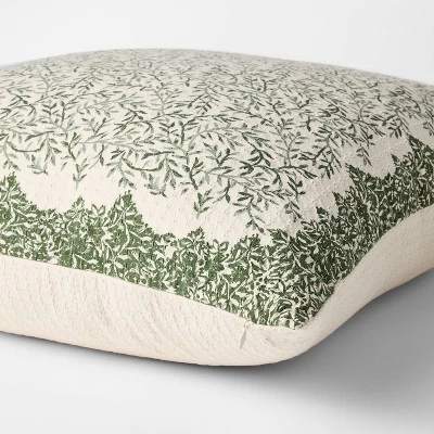 24"X24" OS Square "Brubaker Allover" Cotton Dobby Pillow - Threshold™ Designed With Studio McGee 3 24"X24" OS Square "Brubaker Allover" Cotton Dobby Pillow - Threshold™ Designed With Studio McGee - Image 3