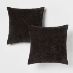 2pk Chenille Square Throw Pillows - Threshold™ -Haven Home Store GUEST bdea0f6e 1816 4d8e 815f 6f253cfd7c48
