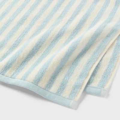 Coastal Hand Towel Blue Striped - Threshold™ 2 Coastal Hand Towel Blue Striped - Threshold™ - Image 2