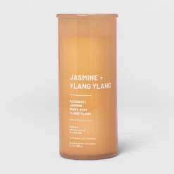 Glass Jar Jasmine And Ylang Candle Orange - Threshold™ -Haven Home Store GUEST c21f6022 6fda 4008 ae97 6a0c8e980a8a