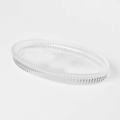 Ribbed Glass Vanity Tray Clear - Threshold™ -Haven Home Store GUEST c41d299b ebbf 4143 9bef 22cc93c01e95