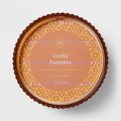 "3-Wick Ribbed Glass Candle 13oz - Threshold™ 3 "3-Wick Ribbed Glass Candle 13oz - Threshold™ - Image 3