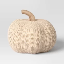 Knit Pumpkin With Jute Stem Novelty Throw Pillow - Threshold™ 11 Knit Pumpkin With Jute Stem Novelty Throw Pillow - Threshold™ -Haven Home Store GUEST c4bd297b 21fe 4f08 8bc1 aa87a7a10a2a