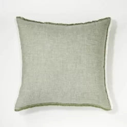 Oversized Reversible Linen Square Throw Pillow With Frayed Edges - Threshold™ Designed With Studio McGee -Haven Home Store GUEST c59c1768 fd6d 4d82 b66e 9c30a01bb949