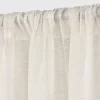 1pc 54"x84" Sheer Linen Window Curtain Panel Natural Linen - Threshold™