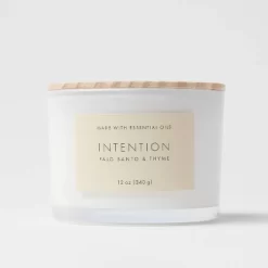 Wood Lidded Glass Wellness Intention Candle - Threshold™ -Haven Home Store GUEST c8285841 1ce9 444c a0d7 211c2f80f44f