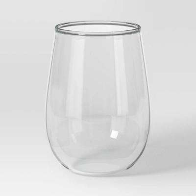 15oz 6pk Stemless Hutton Wine Glasses - Threshold™ 2 15oz 6pk Stemless Hutton Wine Glasses - Threshold™ - Image 2