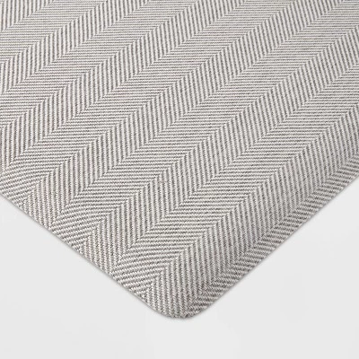 20" X 36" Herringbone Comfort Mat Light Gray - Threshold™ 2 20" X 36" Herringbone Comfort Mat Light Gray - Threshold™ - Image 2