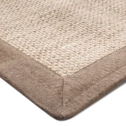 Solid Woven Border Rug - Threshold