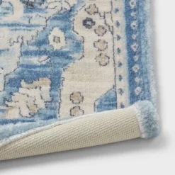 20"x30" Medallion Bath Rug Blue - Threshold™ -Haven Home Store GUEST d309978d 9dcc 42a4 a6a9 6ca2674b1933