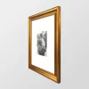 Wood Antique Wall Frame Brass - Threshold™