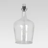 Artisan Glass Jug Large Lamp Base Clear - Threshold
