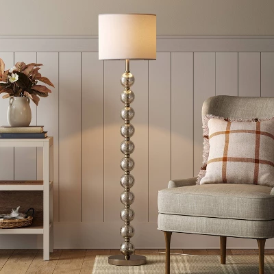 Stacked Glass Ball Floor Lamp - Threshold™ 2 Stacked Glass Ball Floor Lamp - Threshold™ - Image 2