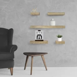 Set Of 5 Wall Shelf Natural - Project 62™ -Haven Home Store GUEST d882c438 66df 4701 aa13 e4172710e1dc