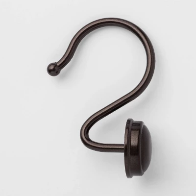 Rust Proof Button Shower Hook - Threshold™ 4 Rust Proof Button Shower Hook - Threshold™ - Image 4