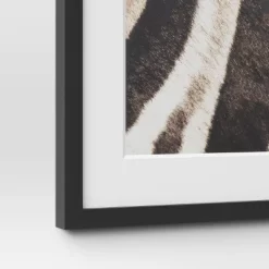 20" X 16" 2pc Zebra Close Up Glass Framed Wall Posters - Threshold™ -Haven Home Store GUEST dd1b5e01 038d 4685 be4a 6547c3adc628