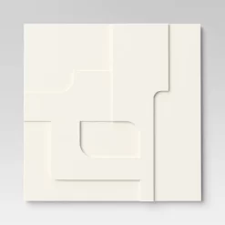 (Set Of 4) 12" X 12" 3D Decorative Graphic Tiles White - Threshold™ -Haven Home Store GUEST ddc6caeb 412e 421b 9be3 c85f544f1a38