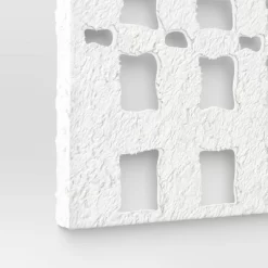 30" X 22" Metal And Paper Pulp Geometric Wall Sculpture Off-White - Threshold™ -Haven Home Store GUEST de5322d5 ec4b 4477 b177 3ceadc0d97b7