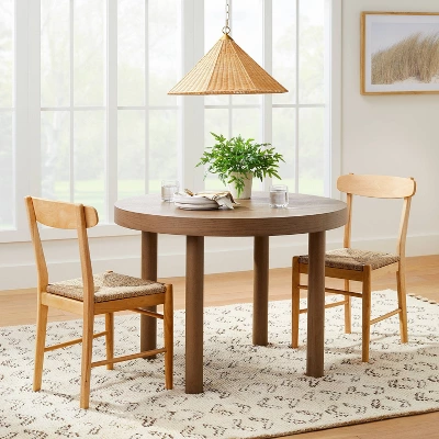 Tapered Rattan Ceiling Light Brown - Threshold™ Designed With Studio McGee 1 Tapered Rattan Ceiling Light Brown - Threshold™ Designed With Studio McGee