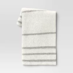 Cozy Feathery Knit Border Striped Throw Blanket - Threshold™ -Haven Home Store GUEST deff6a87 19dd 46ab 888a 2b4dd331f69e