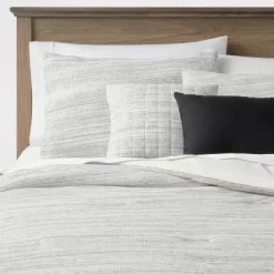 Space-Dyed Waffle Comforter Bedding Set Gray - Threshold™ -Haven Home Store GUEST dfef8ad4 5e83 465c aa88 0e910aea4a62