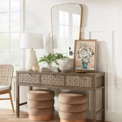 23" X 36" Metal Curved Top Mirror Gold - Threshold™ Designed With Studio McGee